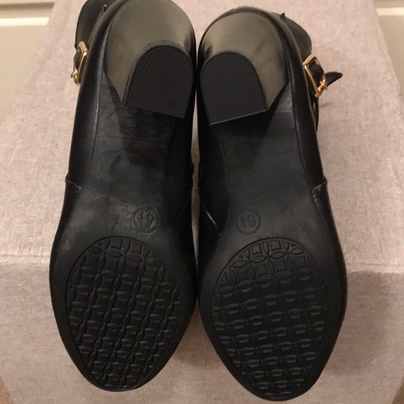Merona black heel booties Size 6 1/2 - Picture 6 of 8